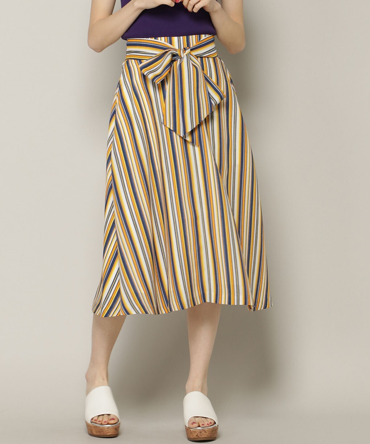 And Couture ランダムストライプスカート