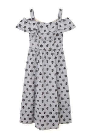 JILL by JILLSTUART カットワークラッフルワンピース