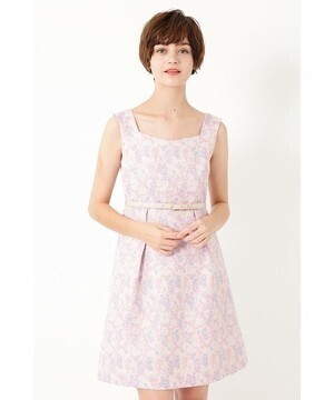 JILLSTUART アガタフラワージャガードラメワンピース