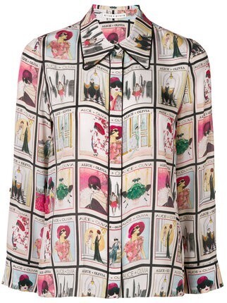 Alice + Olivia Santana blouse