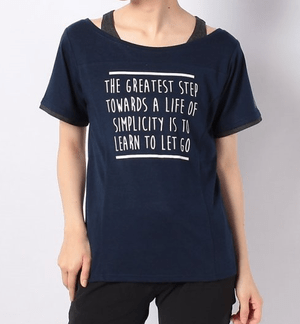 HeM フェイクレイヤードプリントTシャツ