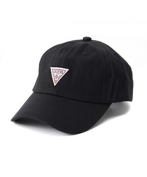 GUESS TRIANGLE LOGO CANVAS 6 PANEL CAP