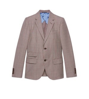 GUCCI 〔ニュー シニョリーア〕 ハウンドトゥース ジャケット