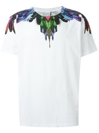Marcelo Burlon County of Milan フェザープリント Tシャツ
