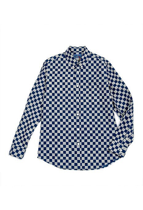 BLUE BLUE JAPAN タイプライター トラッドチェックBDシャツ