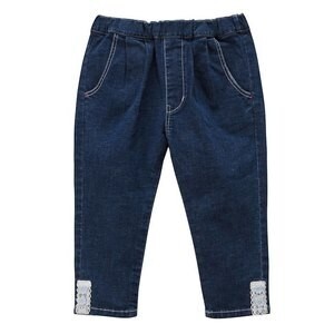 MIKIHOUSE お花レースのポイント付き ８分丈パンツ