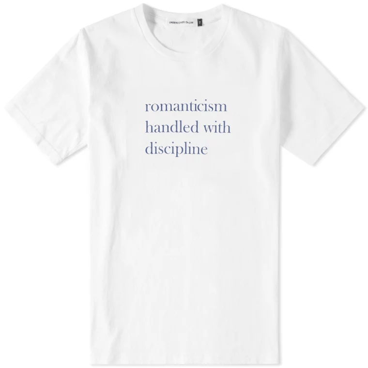 UNDERCOVER ROMANTICISM LOGO BOX TEE