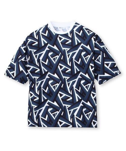 tk.TAKEO KIKUCHI ジオメトリックTシャツ
