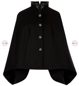 Ted Baker London Embellished collar cape