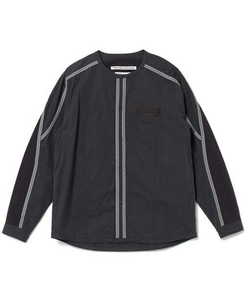 White Mountaineering NO COLLAR SHIRT