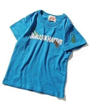devirock ジュラシック刺繍半袖Tシャツ カットソー