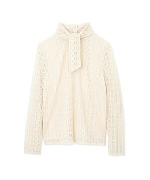 JILLSTUART ファナレース ボウタイブラウス