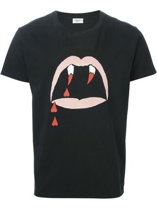 SAINT LAURENT PARIS Blood Luster Tシャツ
