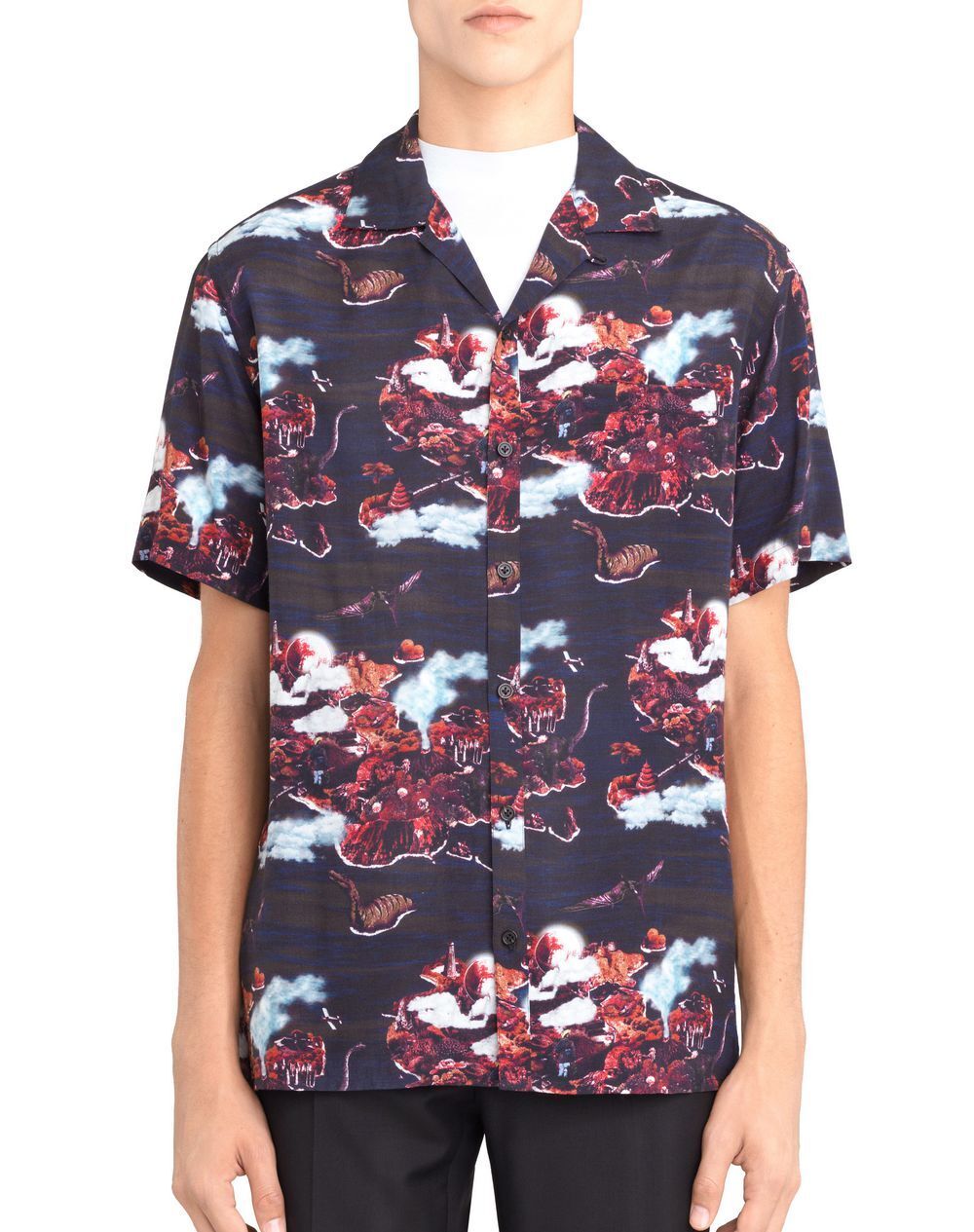 LANVIN "HAWAIIAN FANTASTIC" BOWLING SHIRT