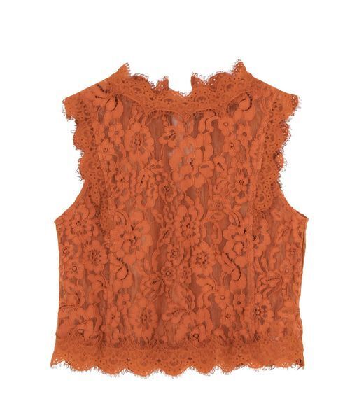 MURUA バックオープンレースタンクトップ