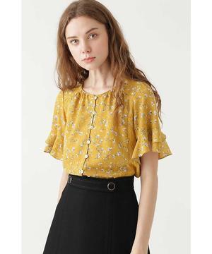 JILLSTUART ルイフラワードッキングブラウス
