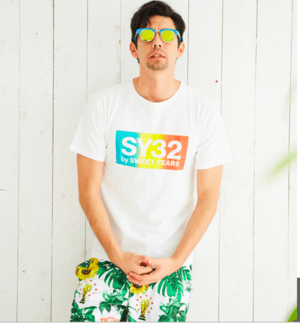 SY32 by SWEET YEARS 【8026T】グラデーションプリントTシャツ