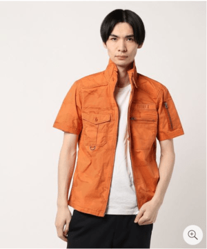 AVIREX 2トーン 迷彩 ミリタリー ジップ シャツ/2TONE CAMOUFLAGE MILLITARY ZIP SHIRT