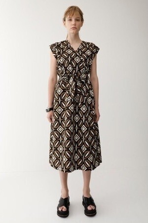 moussy ETHNIC N/S WRAP DRESS