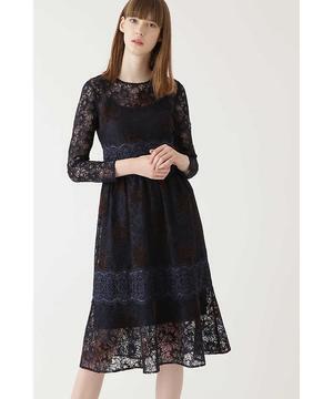 JILLSTUART フラワーフロッキーレースワンピース