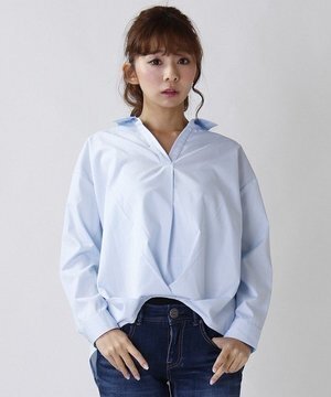 M.deux フロントタックシャツ