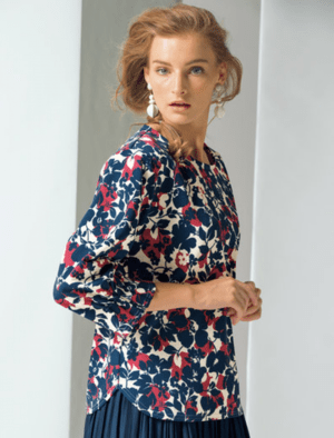 Otto Japan タックデザイン袖リップルカットソー
