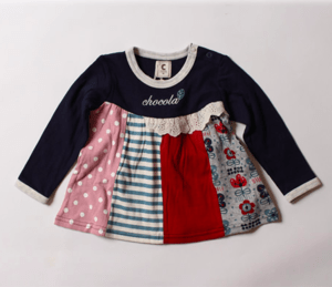 chocola 長袖 チュニックTシャツ