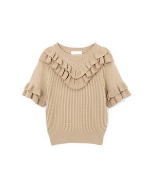 JILLSTUART スティーナラッフルニット