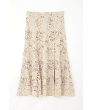 JILLSTUART カメル刺繍レーススカート