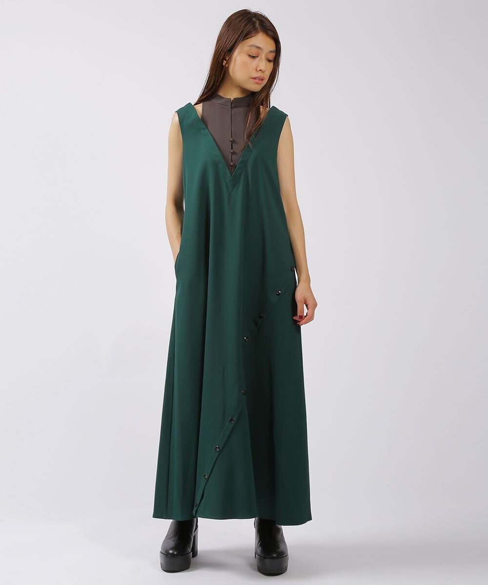 Yasutoshi Ezumi A line layered one piece dressed