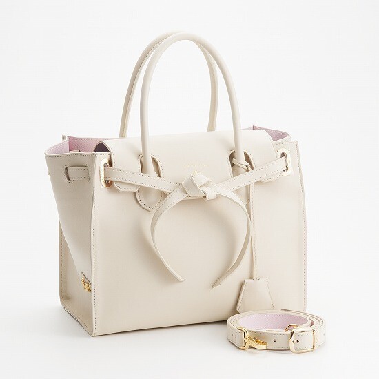A.D.M.J. 子牛革　ブルガロプラス　かぶせ付き　コンクルージョントートバッグ　28cm
