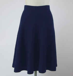 LAPINE BLEUE 12Gミラノリブニットフレアースカート