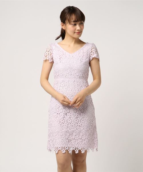 PROPORTION BODY DRESSING ケミカルフラワーレースワンピース