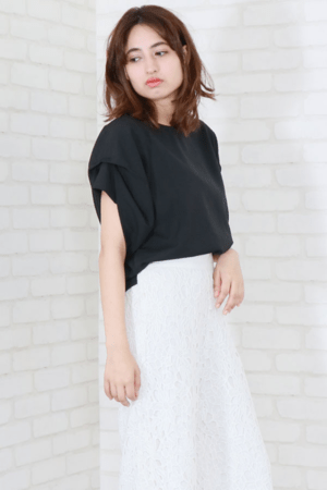 &g’aime タックスリーブブラウス(988-62253)