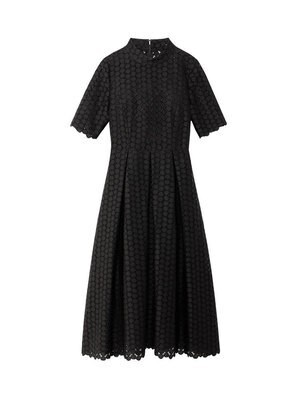 m,i,d, スカラップラッセルレースワンピース