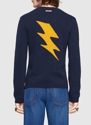GUCCI Kingsnake jacquard wool sweater