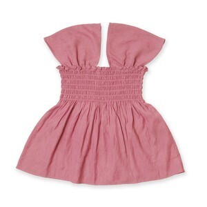flower shirring fragrance top