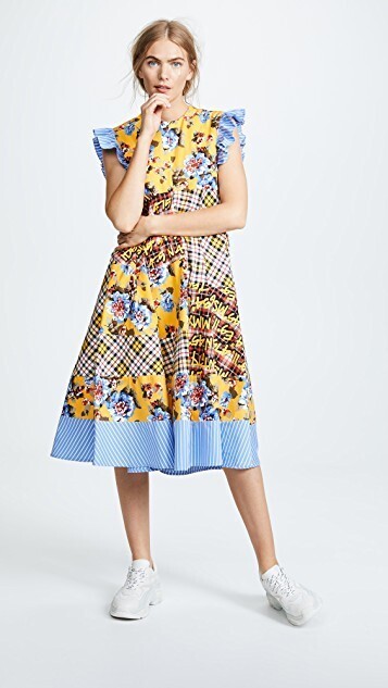 MSGM Patchwork Dress