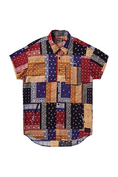ZEPHYREN BIG SHIRT S/S -Resolve- MIX PAISLEY