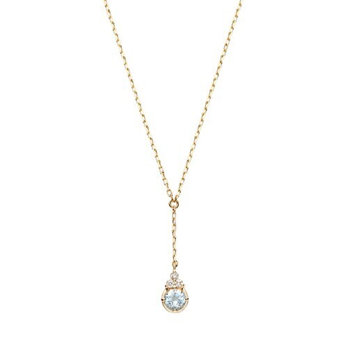 VA Vendome Aoyama K10YG アクアマリン ネックレス