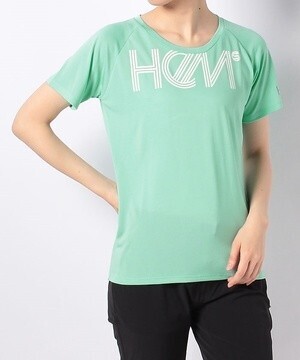HeM グラフィックロゴプリントTシャツ