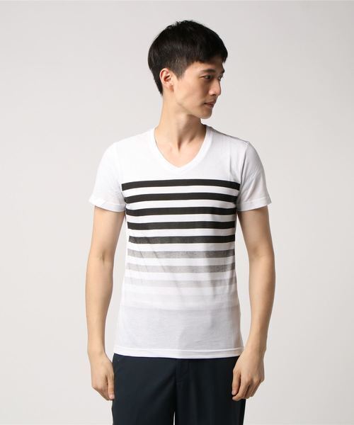 nano・universe 別注グランデボーダーＴシャツ