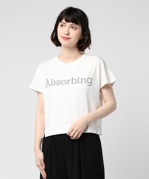 ehka sopo ロゴ変形Tシャツ