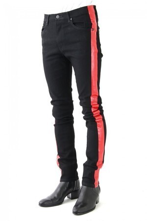 GalaabenD EX FIT DENIM SKINNY SIDE STRIPE RUBBER
