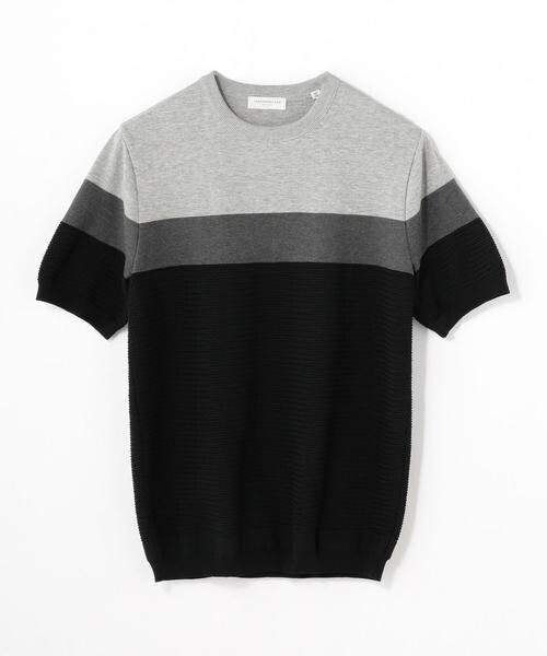 TOMORROWLAND tricot カラーブロック ニットTシャツ
