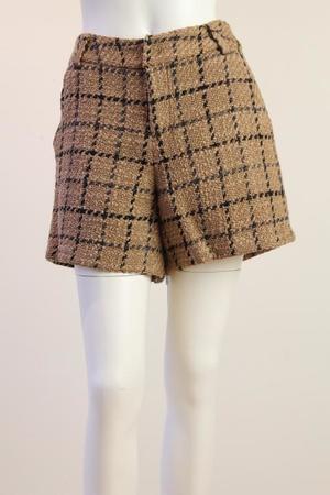 trois チェック柄ショートパンツ（T33-3734）