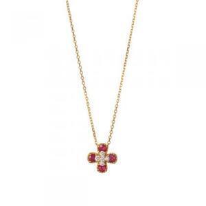 ポンテヴェキオ K18YGルビー/ダイヤモンドネックレス | Ponte Vecchio Online Shop