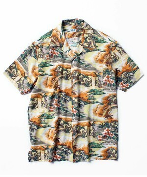 schott HAWAIIAN SHIRT RAINBOW