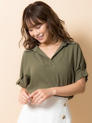 TONAL タックスリーブスキッパーシャツ