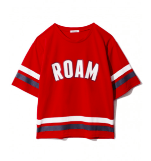 GRL ロゴ配色ラインビッグTシャツ